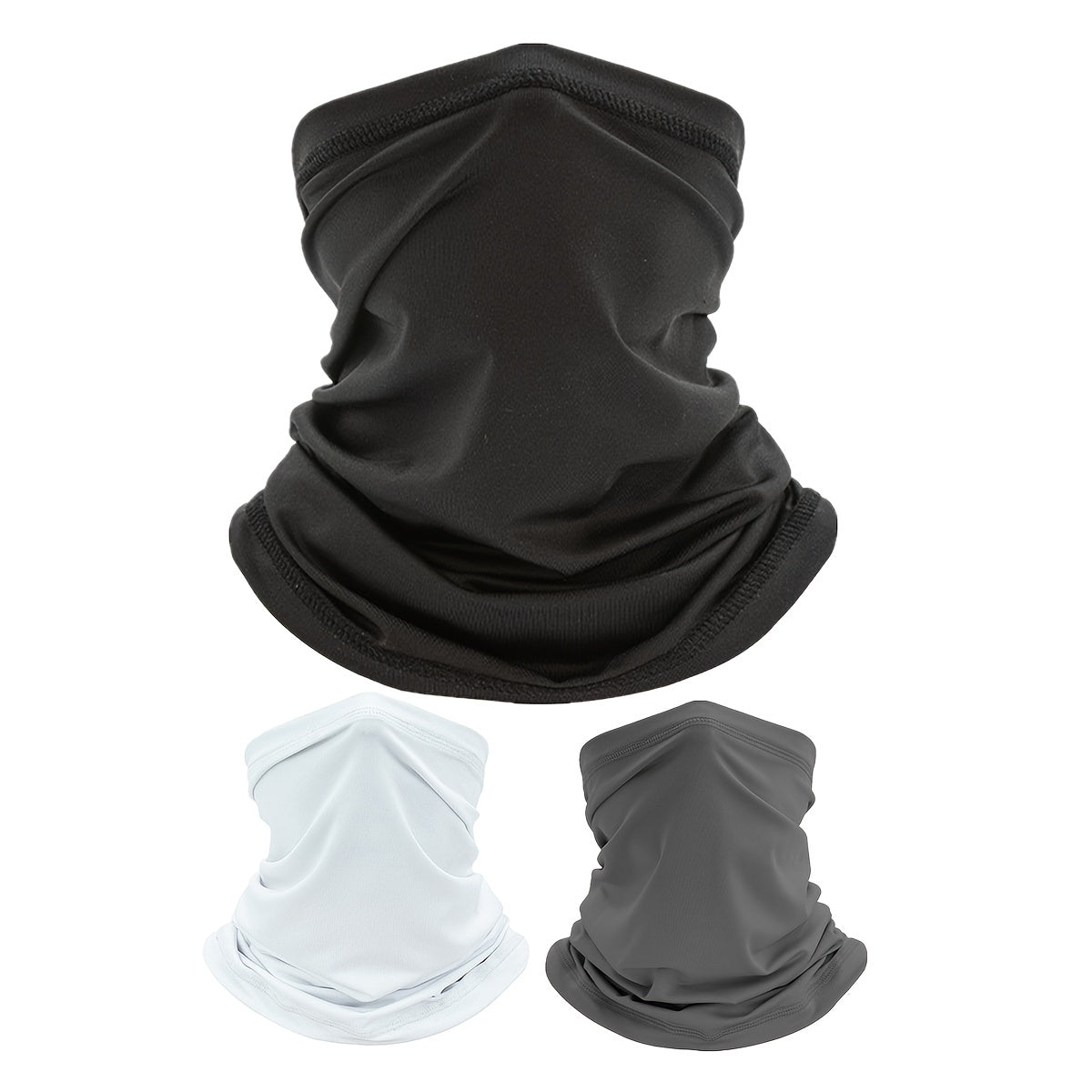 3 Pcs Breathable Sunscreen Face & Neck Cover Set for Outdoor Activities