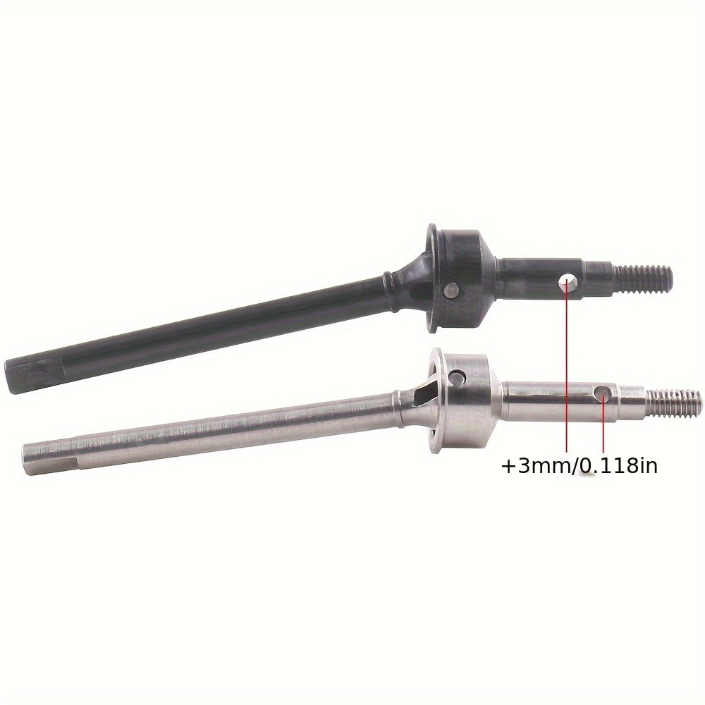 3mm Extended CVD Front Rear Axle Shafts 1 18 Axles Replacement