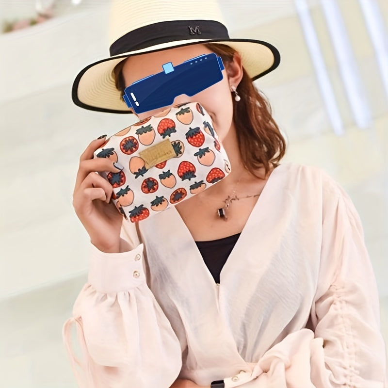 Cartoon Printed Travel Makeup Pouch Cosmetic Bag for Girls & Women