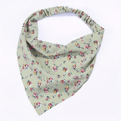 5pcs Colorful Floral Triangle Scarf Headband Turban Bandana Women Head Wrap