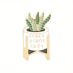 Cartoon Plant Brooch Turtle Back Bamboo Cactus Aloe Pin