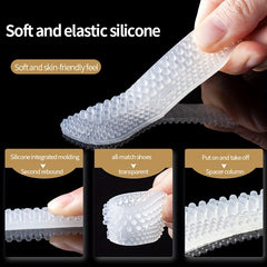 Silicone Heel Stickers Heels Grips Anti Slip Heel Cushions Non Slip Inserts Pads