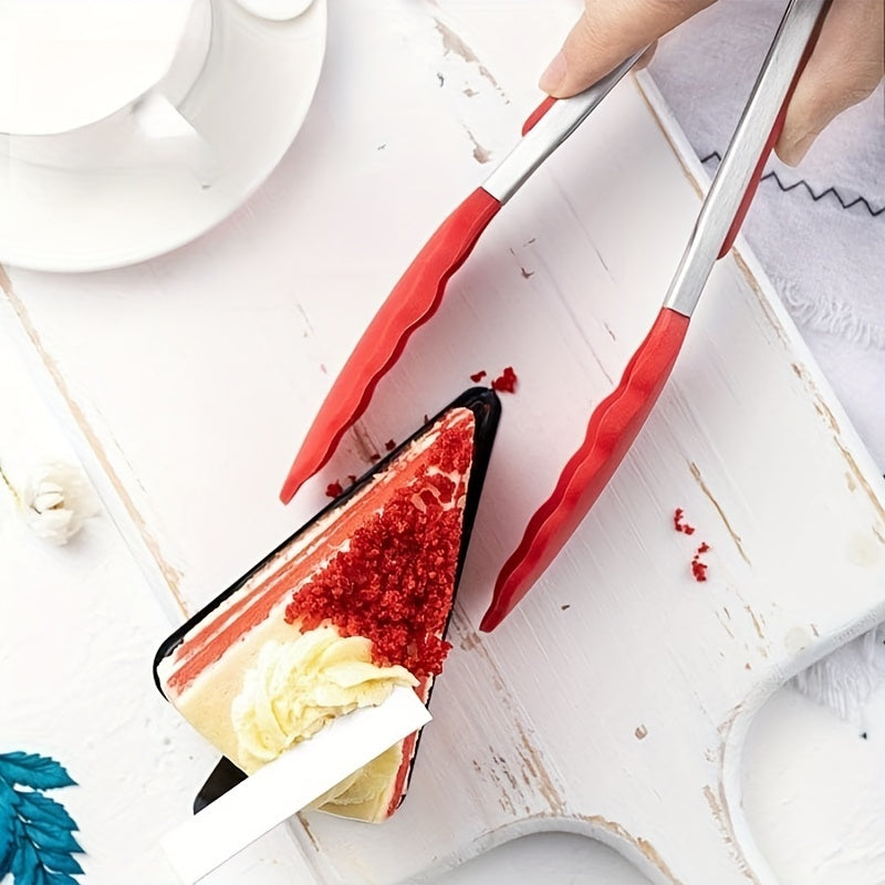 3pcs Silicone Food Clips Kitchen Tongs for BBQ & Home