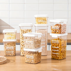 Stackable Sealed Cereal Can Storage Box for Nuts - Moisture Proof