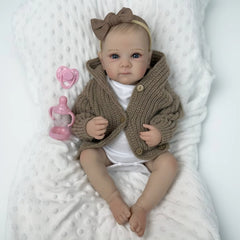 19 Inch Reborn Baby Girl Doll Toy for Kids Birthday Gift