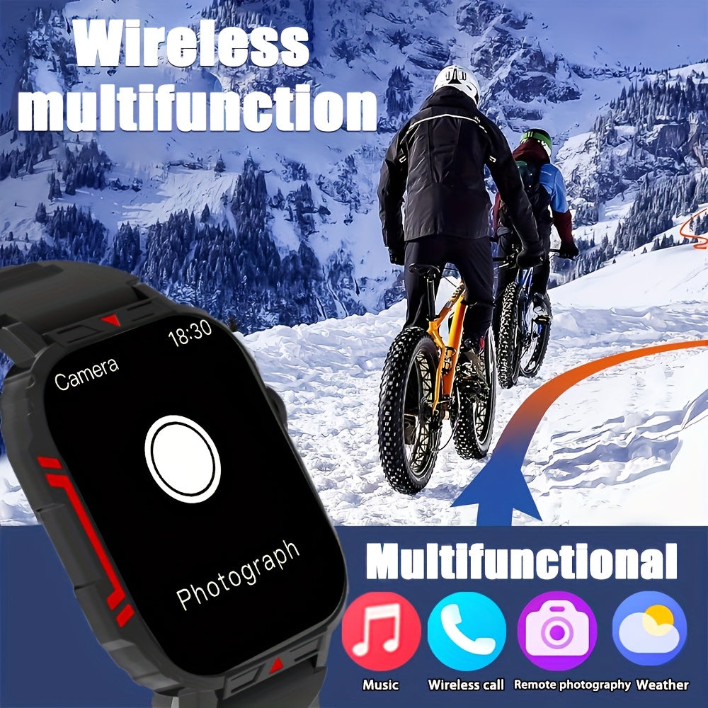 ZACHARYER Unisex Sport Smart Watch Wireless Call Music Control Pedometer