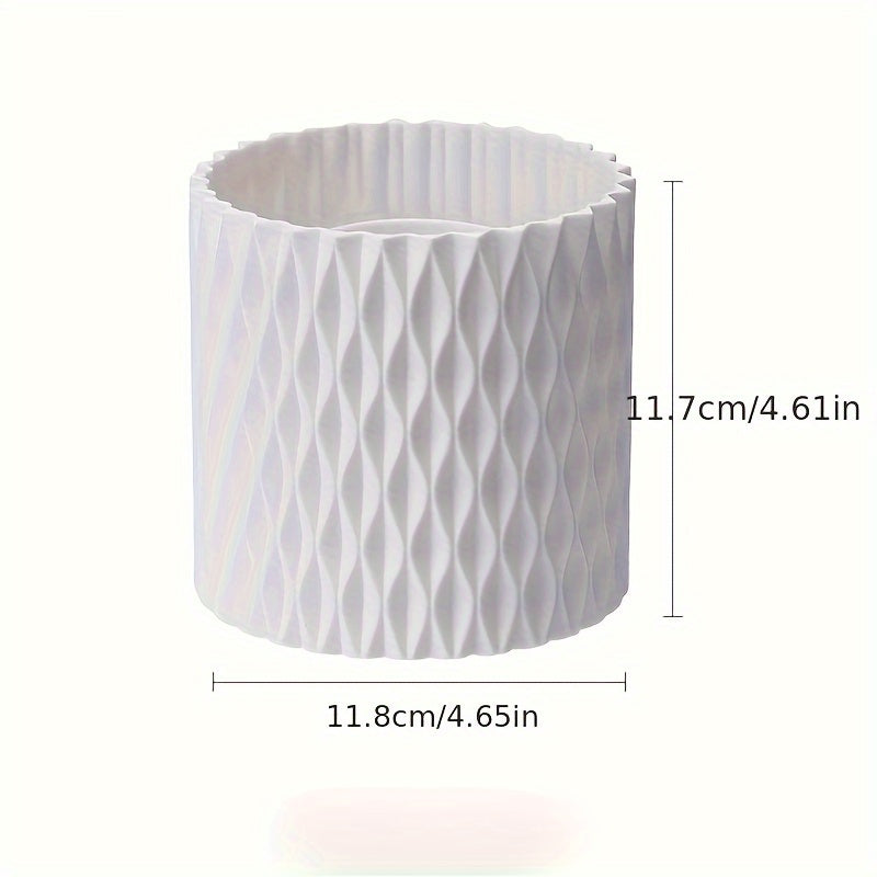 360 Rotating Cosmetic Brush Storage Bucket