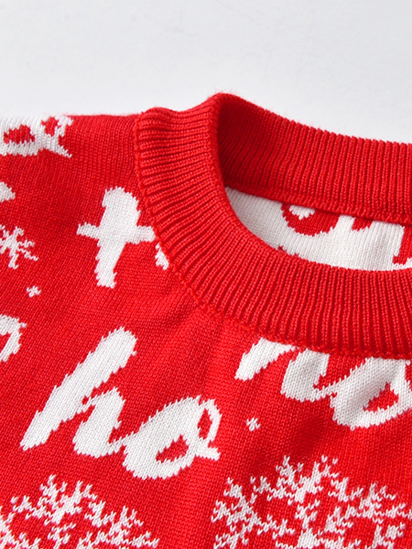 Christmas Boys Knit Sweatshirt