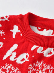 Christmas Boys Knit Sweatshirt