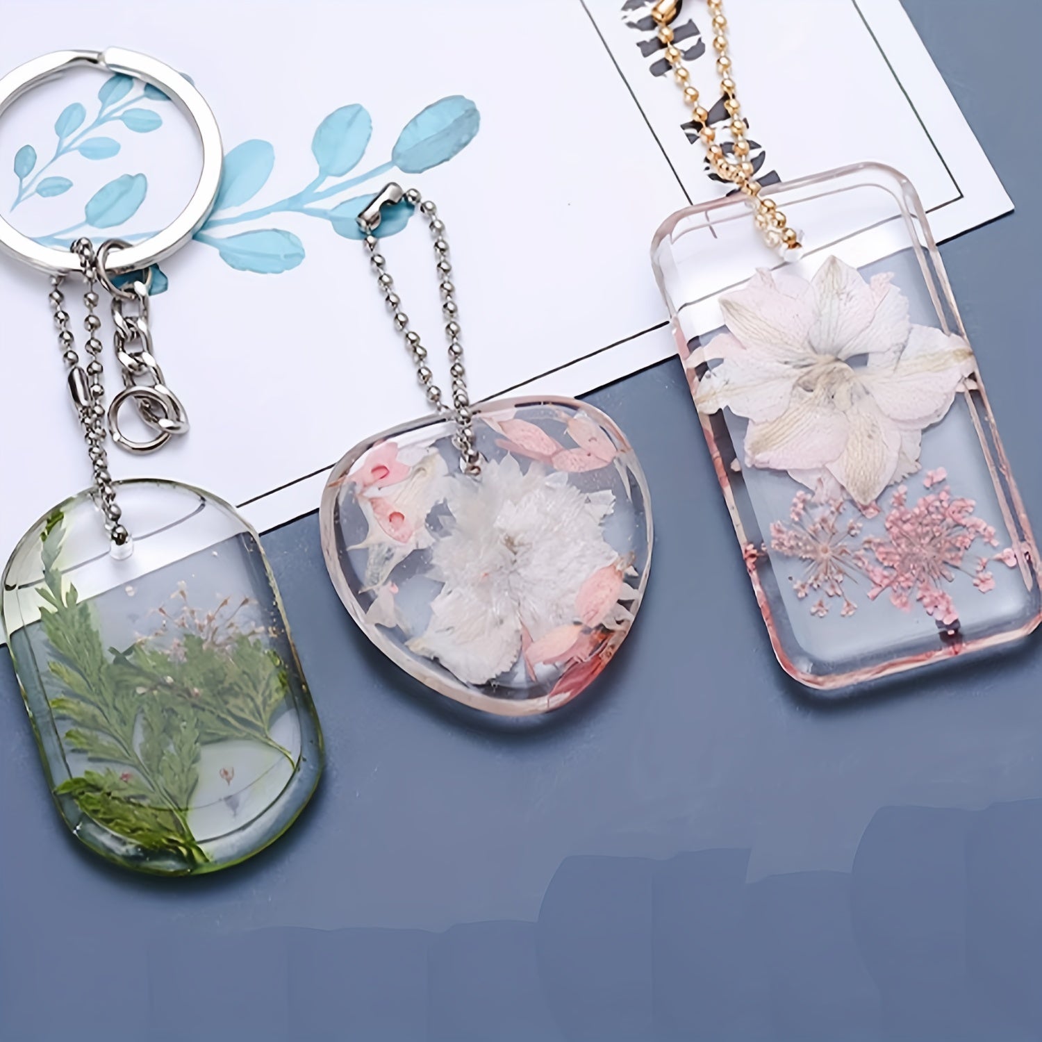 Resin Pendant Casting Silicone Molds Set