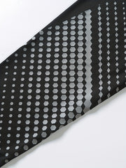 Men's Skinny Fit Letter Print Elastic Leggings for Running Trekking Walking
