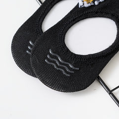 5 Pairs Floral Ankle Socks Breathable Non slip Women Stockings