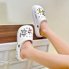 Women's Cartoon Bear Waterproof Clogs Sandals