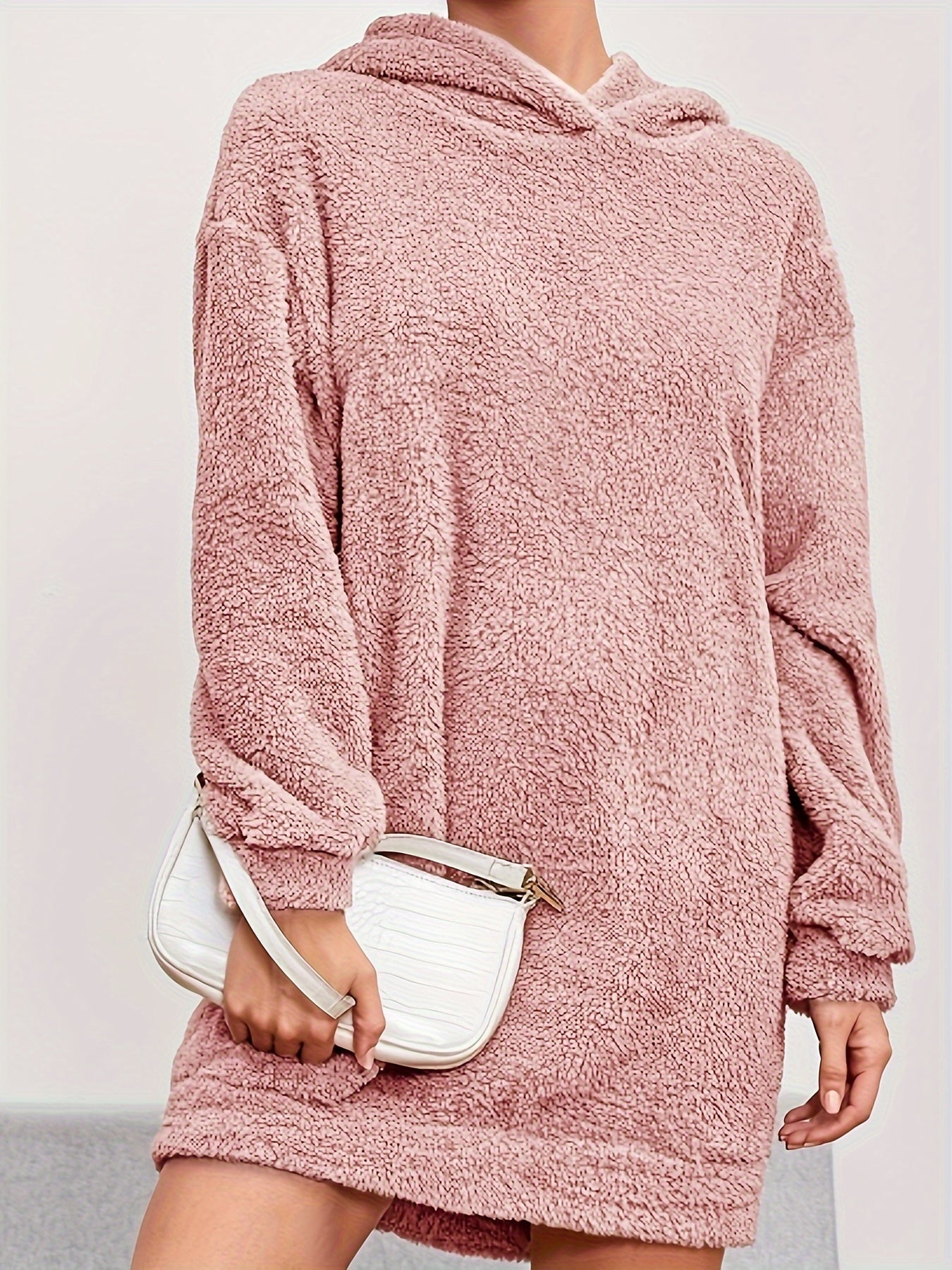 Long Sleeve Hoodie Lounge Dress
