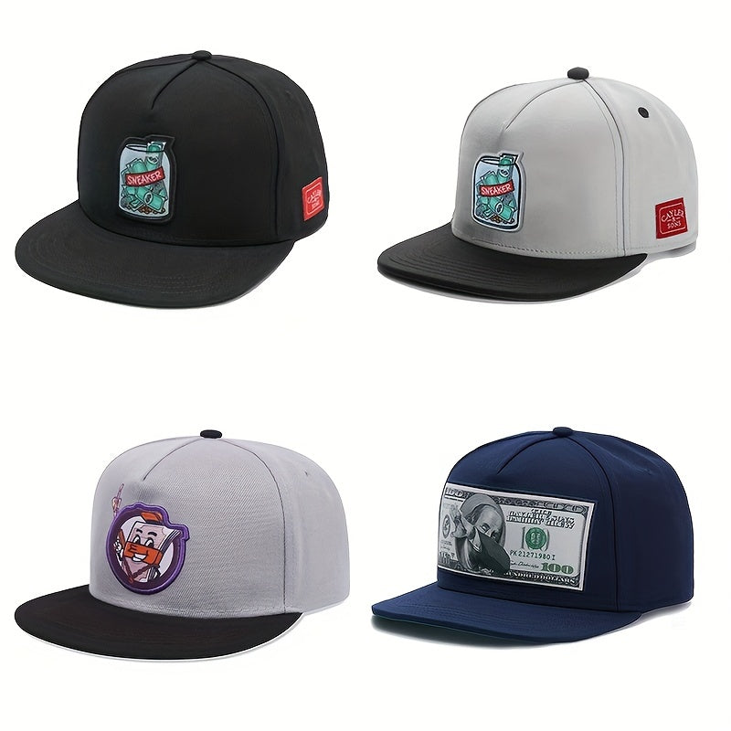 Men's Hip Hop Flat Brim Hat