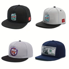 Men's Hip Hop Flat Brim Hat