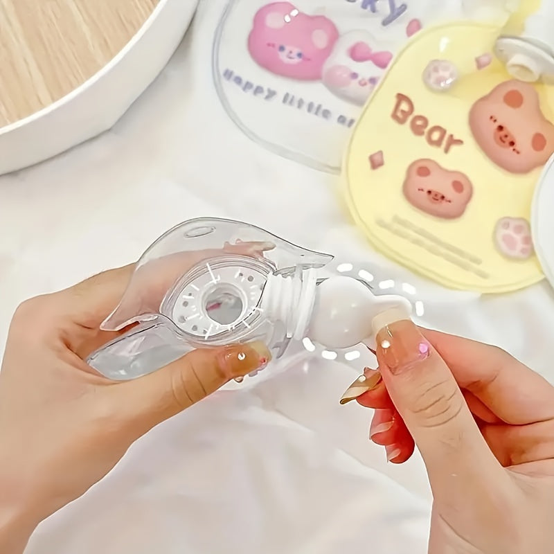 2pcs Mini Water Injection Hot Water Bag Hand Warmer