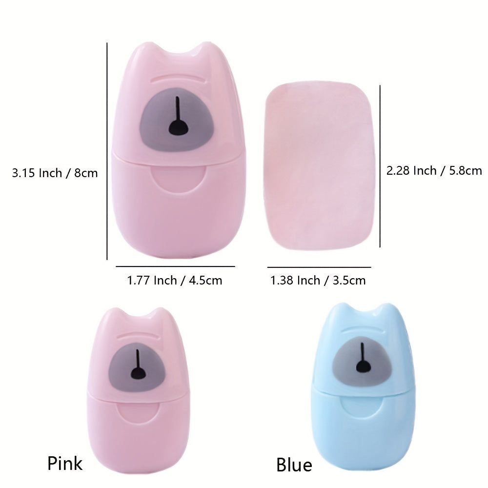 Travel Soap Paper Sheets Disposable Hand Washing Bath Scented Paper Soap