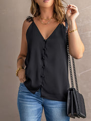 Casual Lace Cami Top V Neck Spaghetti Strap