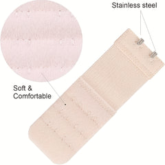 6pcs 2 Hooks Bra Strap Extenders Adjustable Band Buckle Women's Lingerie Accesso