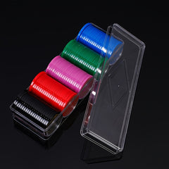 Transparent Poker Piece Storage Box Round Shape Organizer Case