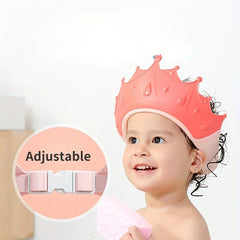 Baby Silicone Shampoo Cap Visor Adjustable Waterproof Wash Hair Shield