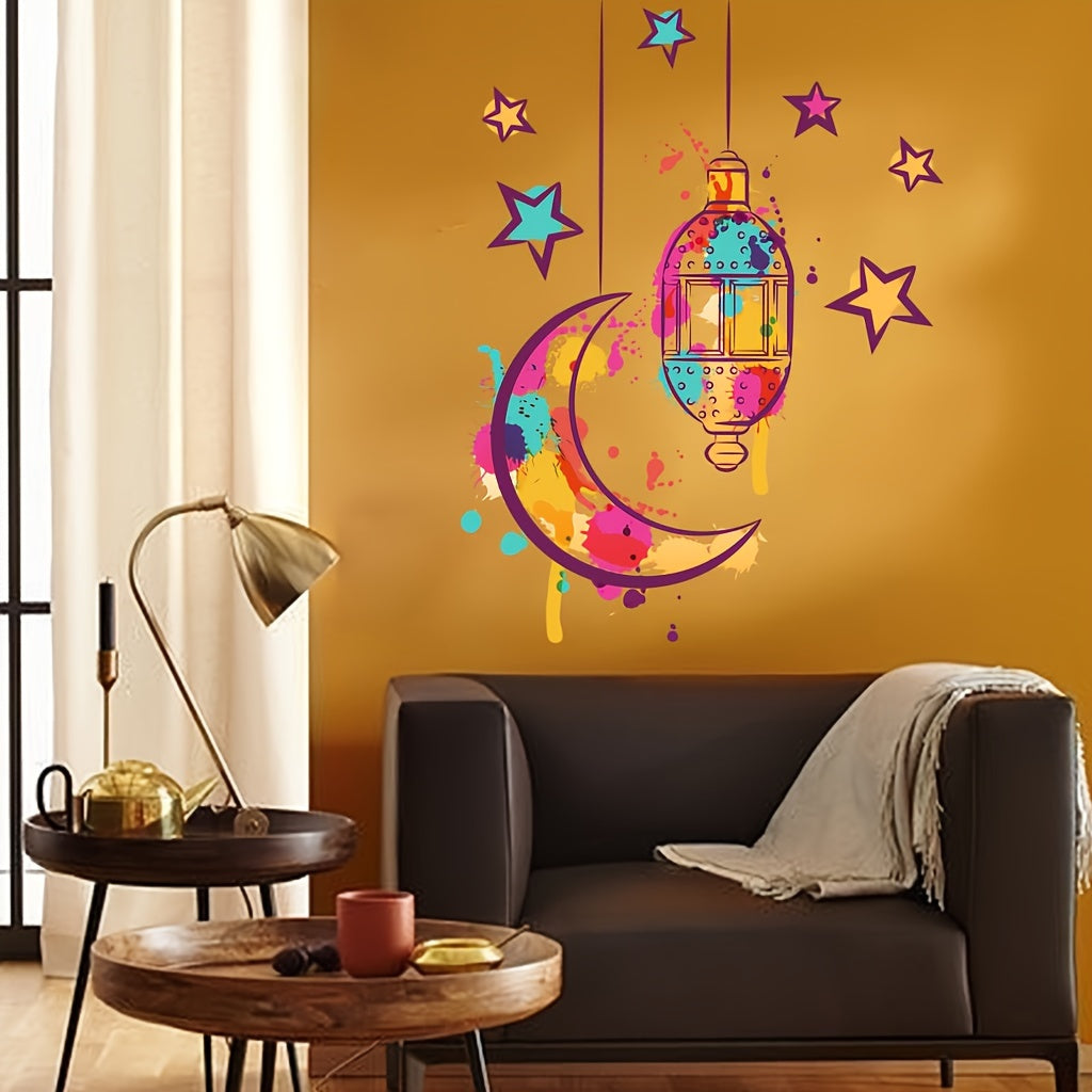 Cartoon Ramadan Chandelier Wall Stickers