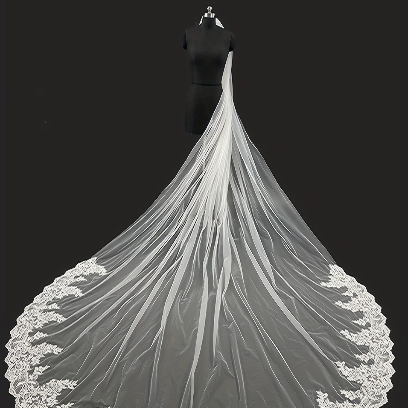 Baroque Wedding Veil Cathedral Long Veil