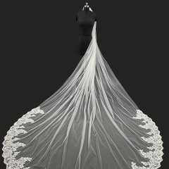 Baroque Wedding Veil Cathedral Long Veil