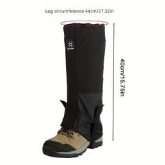 Adjustable Waterproof Snow Leg Gaiters for Hiking