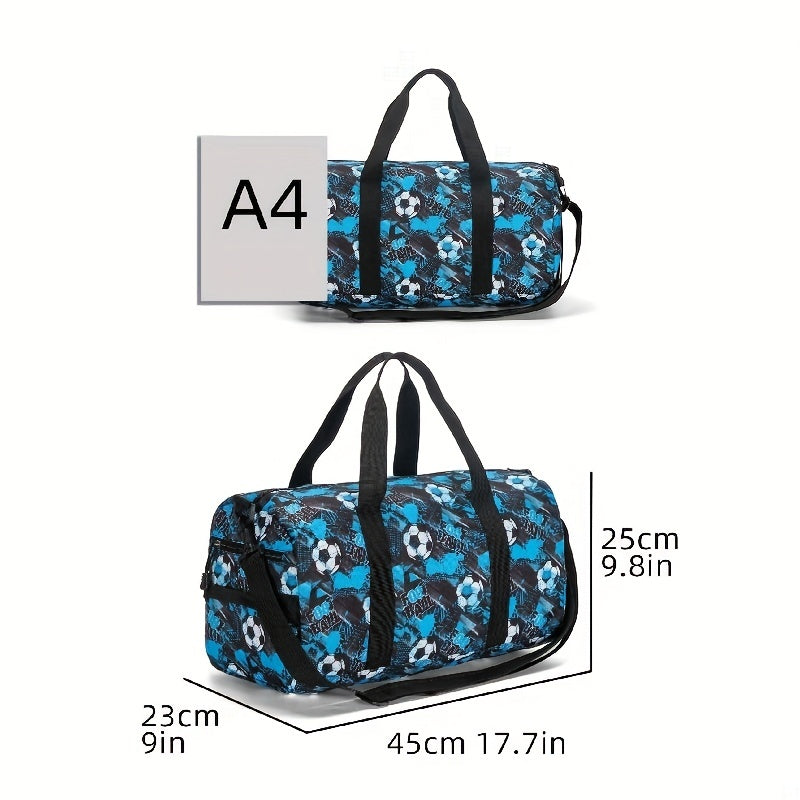 Kids Duffle Bag Portable Sports Fitness Training Bag Large Capacity Tote Handbag