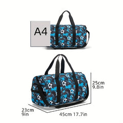 Kids Duffle Bag Portable Sports Fitness Training Bag Large Capacity Tote Handbag