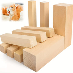 Basswood Carved Building Block Set - Cork Carved Hobby Set