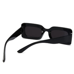 Retro Square Frame Sunglasses Colorful Hip Hop Glasses