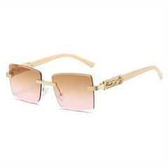 Leopard Head Sunglasses with Case & Cloth