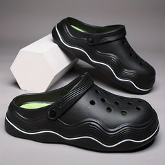 Men's Lightweight Comfy Clogs Hollow Out Non Slip Garden Shoes Summer