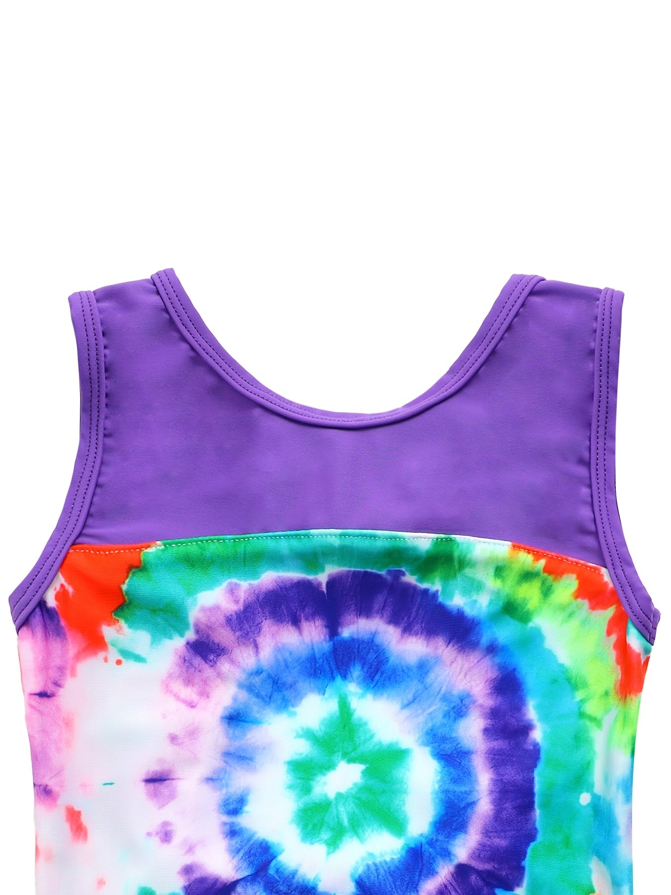 Toddler Girls Tie Dye Cut Out One Piece Swimsuit