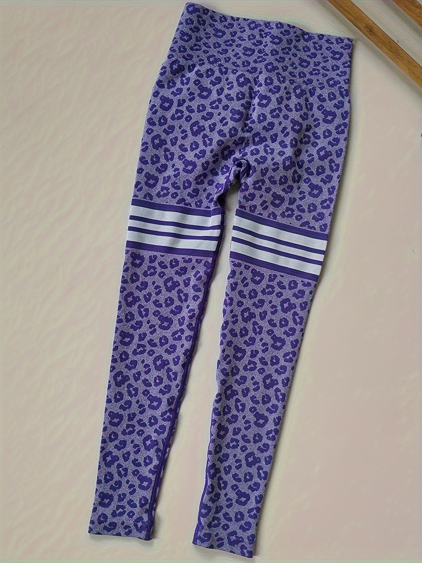 Leopard Print Seamless Yoga Pants High Waist