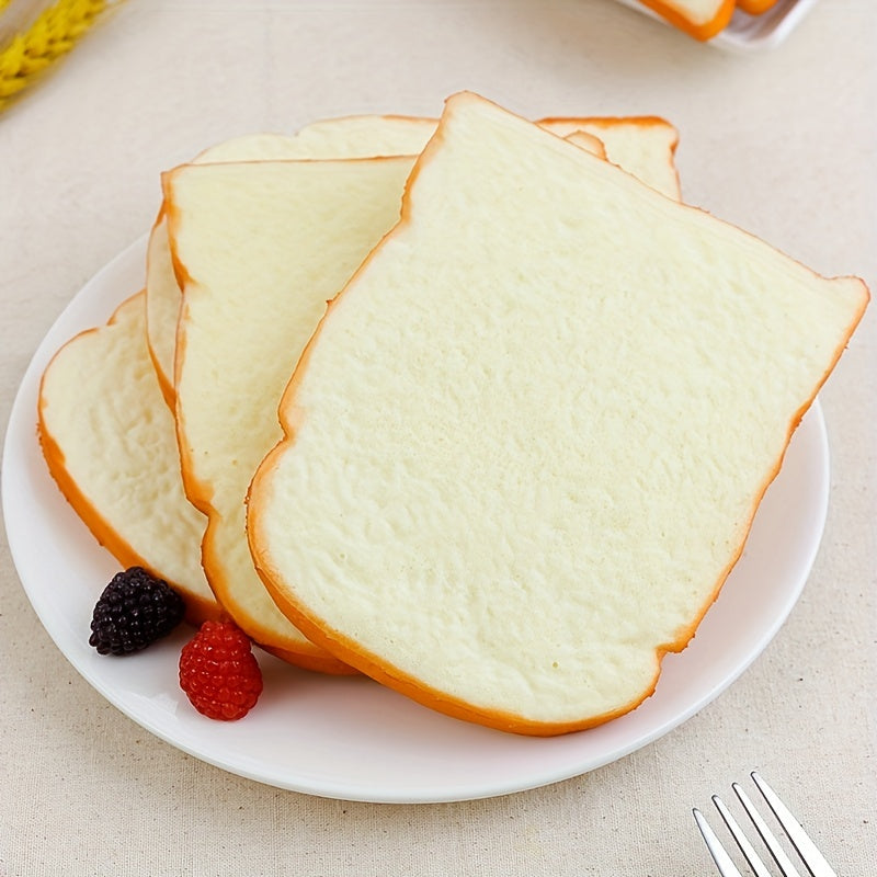 Simulated Toast Slice Bread Model for Home Decoration