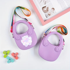 Kids Mini Cartoon Silicone Shoulder Bag Coin Purse