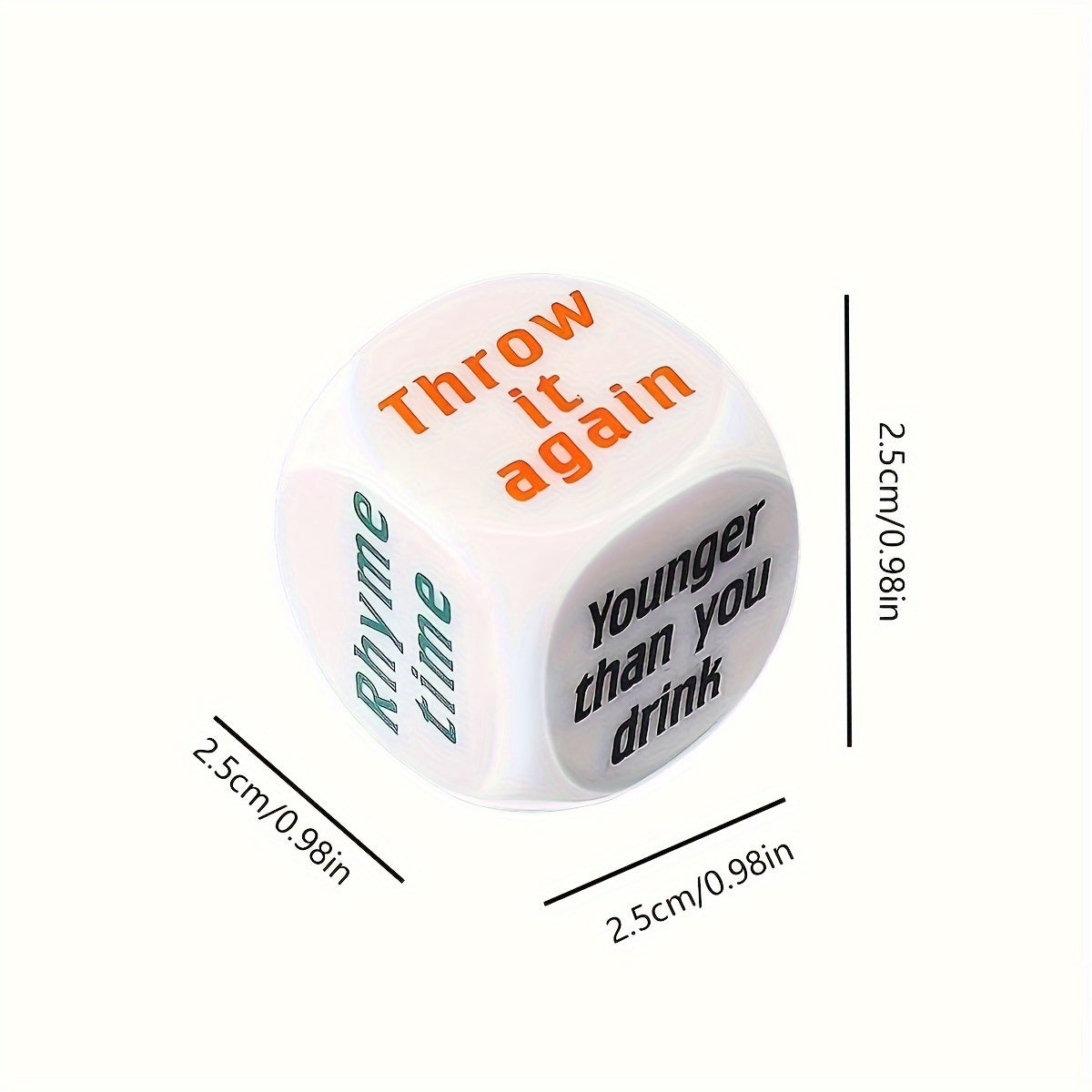 6pcs Drunk And Manic Decision Dice Set