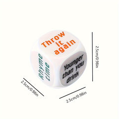 6pcs Drunk And Manic Decision Dice Set