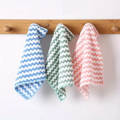 10pcs Reusable Cleaning Rags Scouring Pad Kitchen Tools