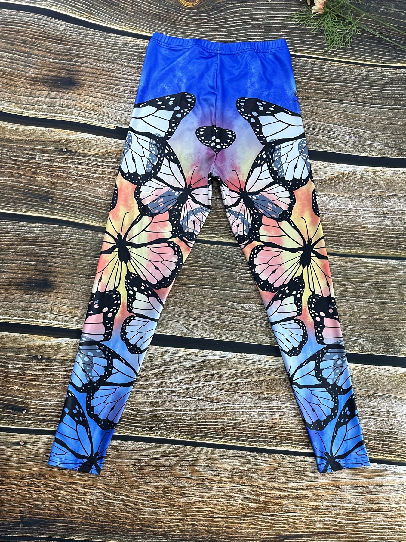 Butterfly Print Workout Yoga Tight Pants Fitness Leggings
