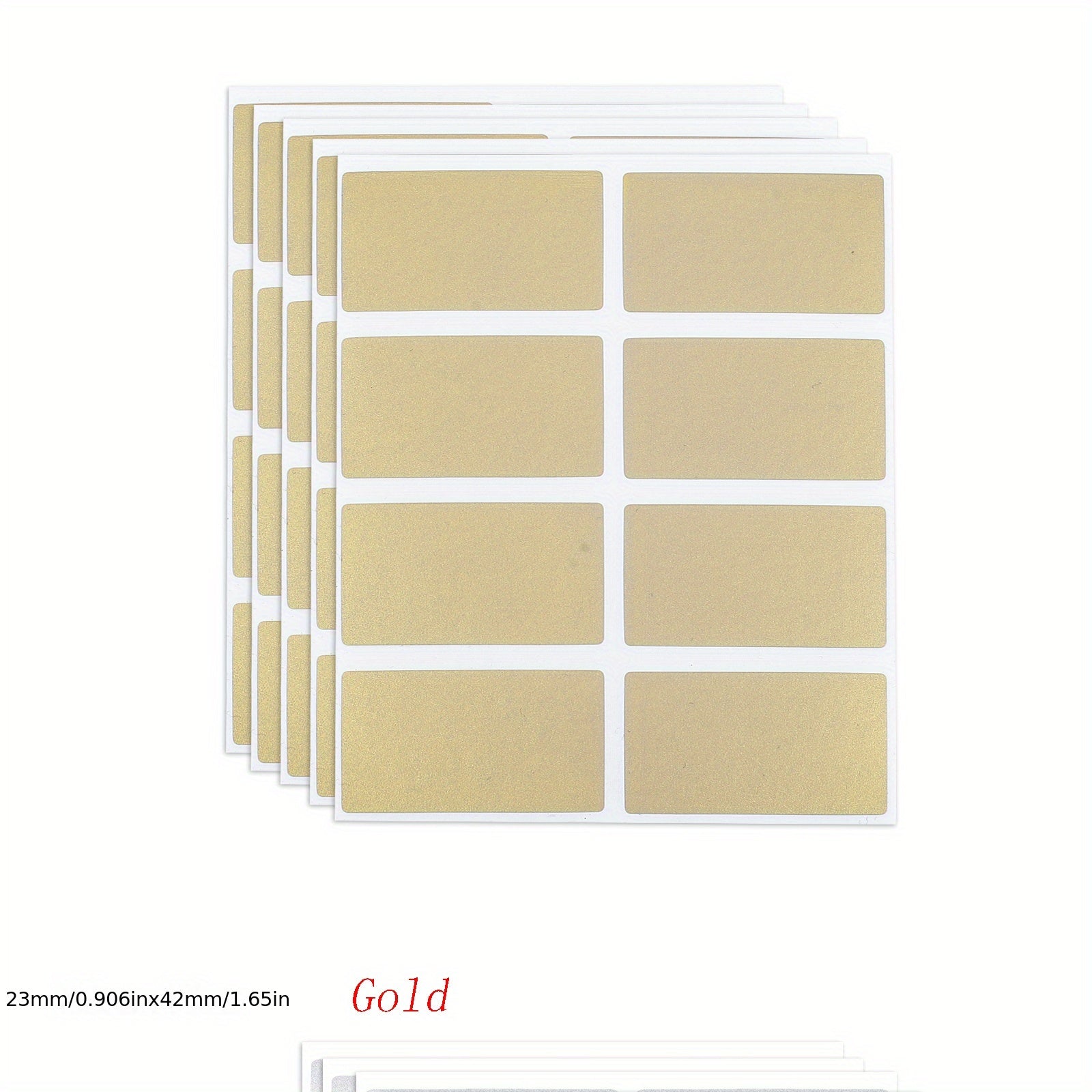 Golden & Silvery Scratch Off Labels for Games & Prizes