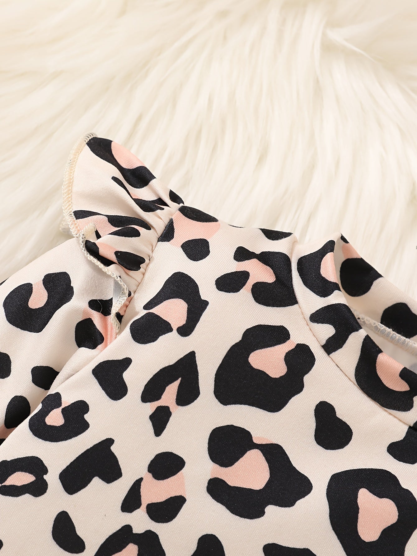 Toddler Baby Girl Leopard Sweatshirt and Pant Set