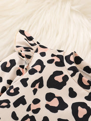 Toddler Baby Girl Leopard Sweatshirt and Pant Set