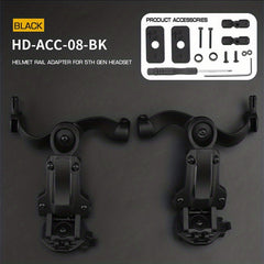 Tactical Noise Cancelling Helmet Rail Adapter