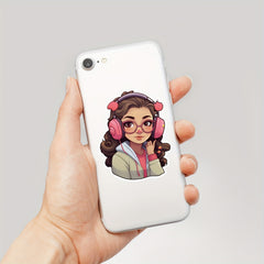 50pcs Headset Series Graffiti Stickers Waterproof DIY Creative Decorative