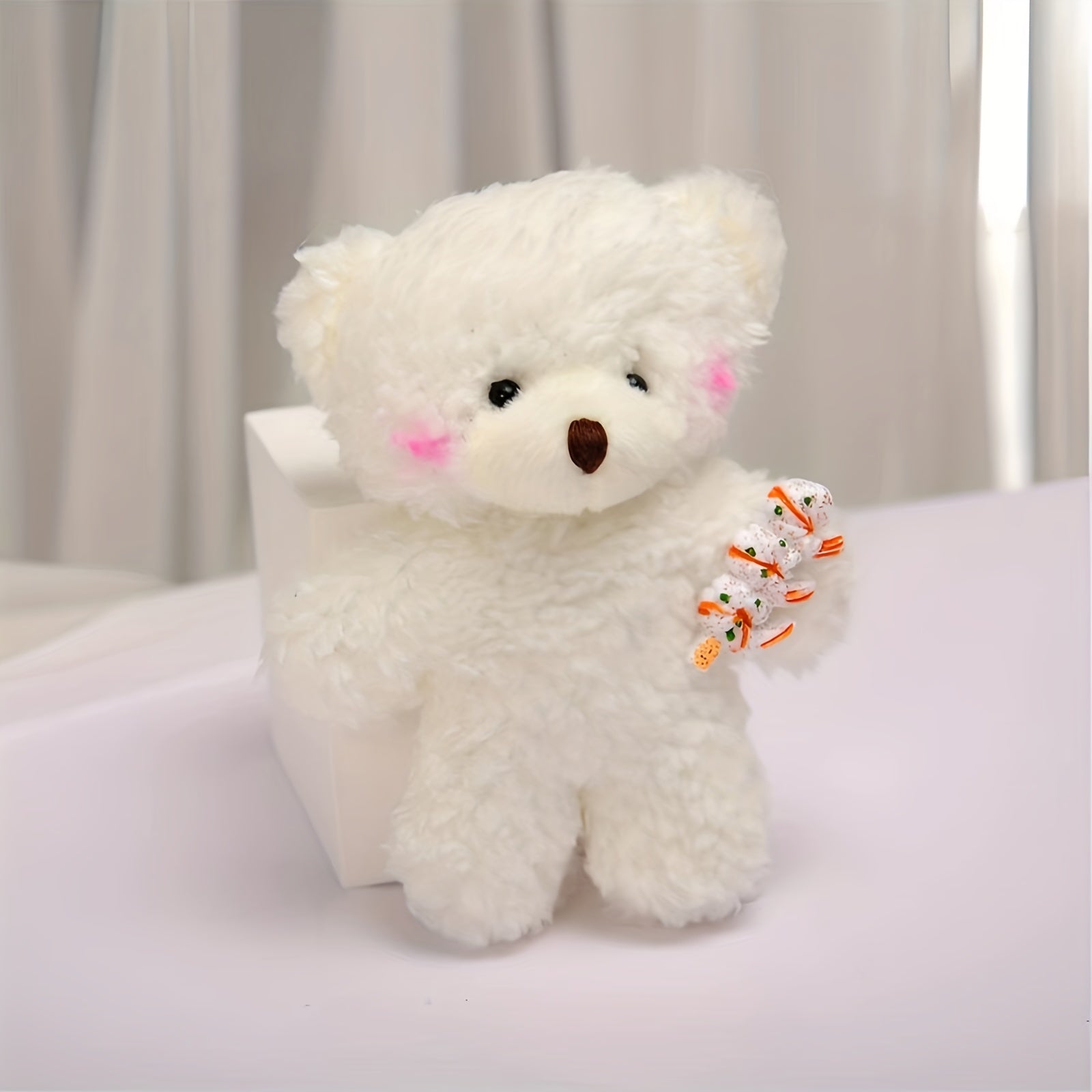 Teddy Bear Plush Toy Conjoined Bear Doll Bear Toy Small Gift Keychain